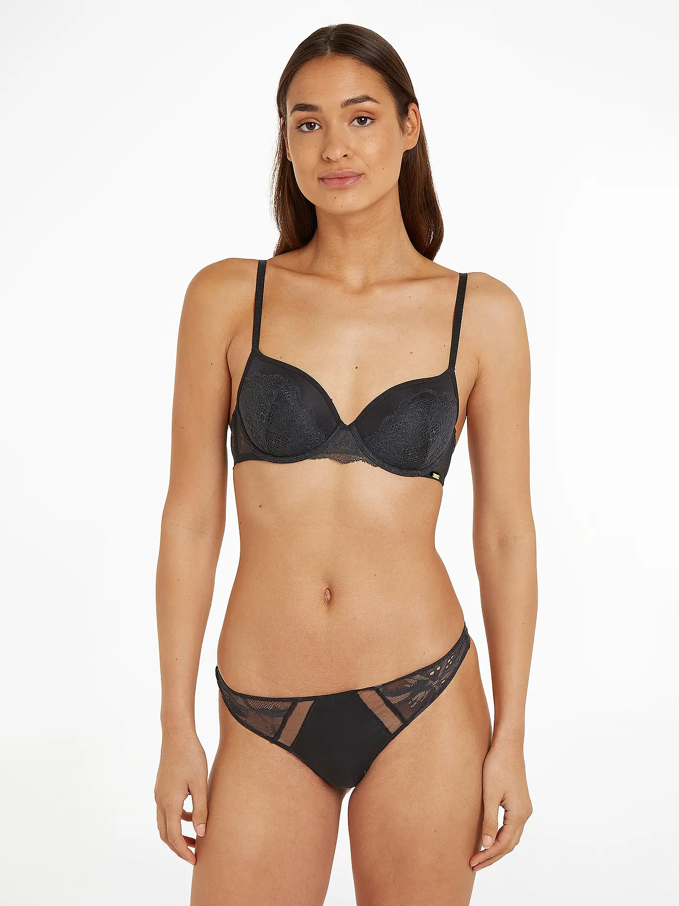 CALVIN KLEIN | BH mit gefüttert mit Reifen black | 
